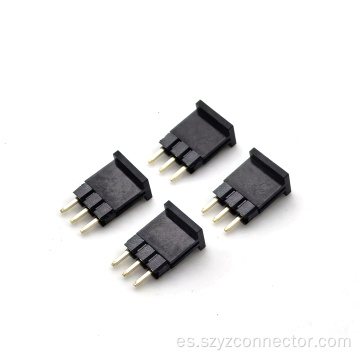 Encabezado de pin de 2.54 mm solo fila recta 3p